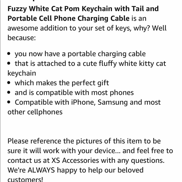 🐱 NWT KEYCHAIN CELL PHN CHARGER🐱 - Picture 5 of 7